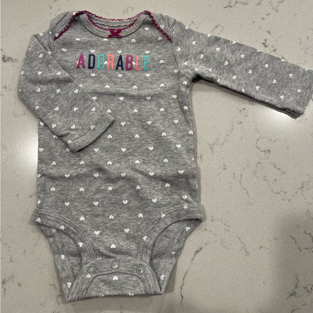 Carter’s Long sleeves Onesies 0-3M - Picture 7 of 16